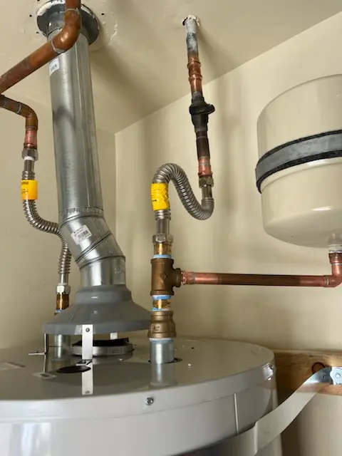 Water heater installation and plumbing repair in Davis Bridge
